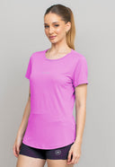 T-SHIRT CREPE ALONGADA