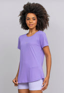 T-SHIRT CREPE ALONGADA