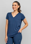 T-SHIRT GOLA V AIR FIT