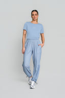 T SHIRT ALONGADA TIRAS