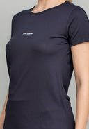 T-SHIRT CREPE ALONGADA