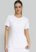 T-SHIRT CREPE ALONGADA