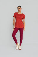 T-SHIRT CREPE ALONGADA