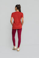 T-SHIRT CREPE ALONGADA