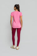 T-SHIRT CREPE ALONGADA