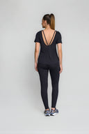 T SHIRT ALONGADA TIRAS